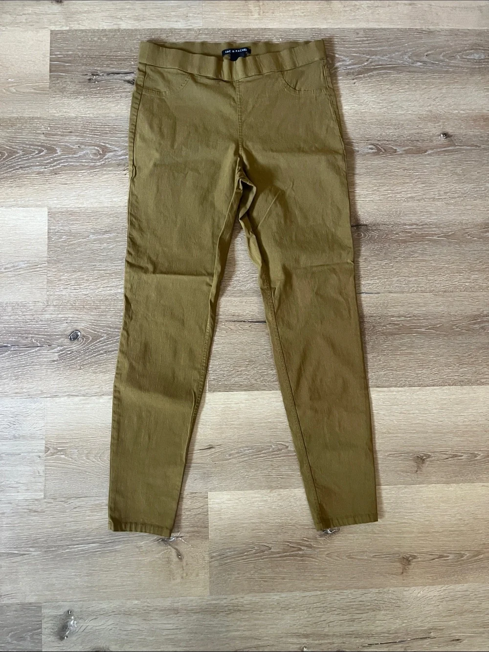 Zac & Rachel Slim Mustard Yellow Pants